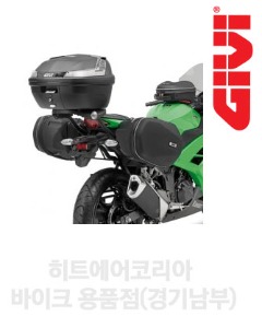 기비 GIVI &quot;이지락&quot; 사이드케이스 셋트 : Kawasaki 닌자(Ninja) 300 (13-18) 전용 - 3D600 + TE4108 + 4108KIT
