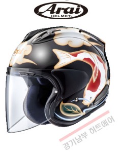 Arai 아라이 헬멧 VZ-RAM NISHIKIGOI-Black (니시키고이-블랙)