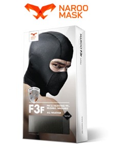 F3F 바라클라바 타입 워셔블 필터링 마스크 - 사계절용 Universal Size 나루마스크(Naroo Mask)