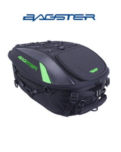 백스터 SPIDER REAR BAG BLACK-GREEN 확장형 백팩 스파이더 리어백 헬멧수납가능