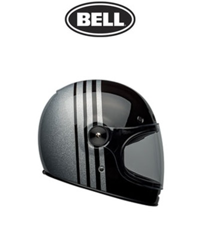 BELL 불릿 SE 리버브 블랙/실버플레이크 풀페이스 헬멧