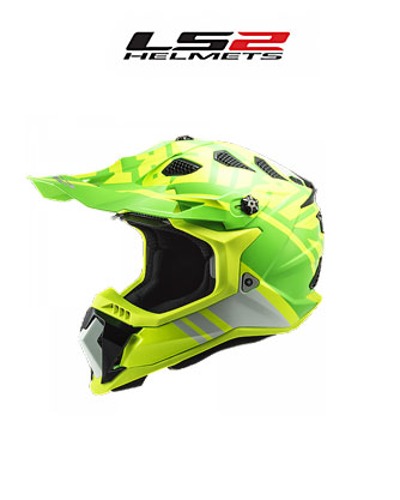 LS2 헬멧 MX470 SUBVERTER EVO GAMMAX H-V Yellow Green