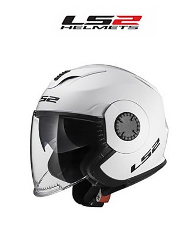 LS2 헬멧 OF570 VERSO SINGLE MONO GLOSS WHITE
